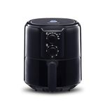 KENT Classic Plus Air Fryer | 1300W Power & 4.2L Capacity | Vapour Steam for Crisp Frying, Grill, Roast, Steam & Bake | Auto Cut-Off | 80% Less Oil | High Temperature & Uniform Heating | Black