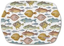 BRITISH FISH Design - Emma Ball Colourful Melamine Tray - 35cm