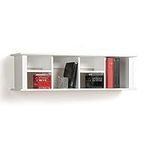 Prepac White Wall Shelf: Wall Mounted Desk Hutch - Ideal Floating Shelves for Wall, Perfect Wall Shelves for Storage, Transformative Desk Hutch & Shelves for Wall Storage