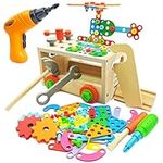 Kids Tool Set with Wooden Tool Box 