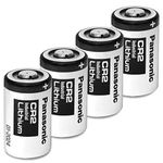 MICROUSB CR2 Lithium Battery Photo Lithium 3V Batteries for Mini 25 Mini 50 Mini 50S Mini 55 Pivi MP-100 & SP-1- Silver (Pack of 4)