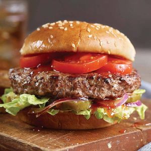 Premium Classic Beef Steak burgers, 16 count, 4.5 oz each - Vacuum Sealed Restaurant-Quality Beef and Cooking Instructions from Kansas City Steak Company. A Grill Ready True American Classic.