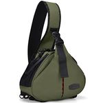 CADeN DSLR Camera Sling Bag for 1 Camera, 2 Lens, Tripod, Rain Cover (Canon Nikon Sony Pentax)