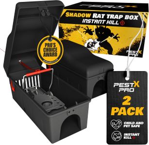 Pest X Pro Rat Trap Box 2-Pack – Secure Rodent Control