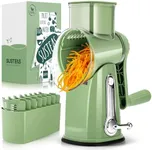 SUSTEAS Rotary Cheese Grater with H