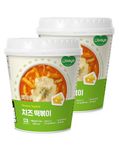 Joayo Cheese Topokki Rice Cakes with Spicy & Rich Flavorful Savory Sauce 120g, Pack of 2, The Product of Korea (Famous Korean Street Food)