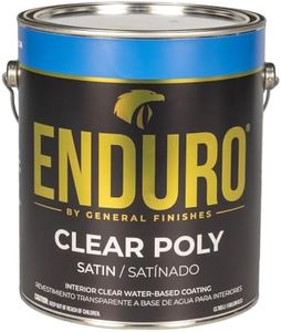 General Finishes Enduro Water Based Clear Poly, 1 Gallon, Satin