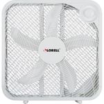 Lorell 44575 3-Speed Box Exhaust Fan, White