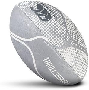 Canterbury Thrillseeker Rugby Ball Size 5 - [Training Silver]