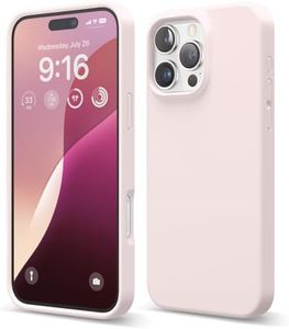 elago Premium Liquid Silicone Case Compatible with iPhone 16 Pro Max Case, Full Body Protective Cover, Shockproof, Slim Phone Case, Anti-Scratch Soft Microfiber Lining, 6.9 inch (Lovely Pink)