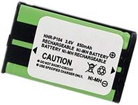 Replacement battery compatible with Panasonic Cordless Phone KX-TG5931AL TG5932AL TG5933AL TG5934AL KX-TG2343 KX-TG5439 KX-TG2312 KX-TGA542 GE TL96411 TGA542AL