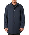 Vince Camuto Men's Trench Coat, Blue, X-Large