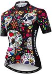 JPOJPO Womens Cycling Jersey, Mountain Bike Jersey Women Shirt Tops S-2XL - Four Fabric Made