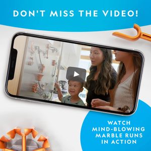 National Geographic Magnetic Marble Run Set – STEM Building Toy