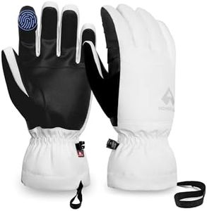 Pioneer Camp Winter Ski Gloves Men Women Waterproof Primaloft Gold Insulation Touchscreen Warm Snow Gloves for Snowboarding