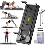 UJR Ab Workout Home Gym Equipment: Foldable Multifunction Automatic Rebound Abdominal Machine - Foldable Home Gym Exercise Fitness Equipment Push Up Board for Strength Training Core Workout