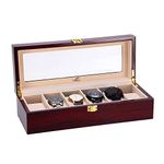 Watch Display Storage Box Jewelry Collection Case Organiser Holder for Men Wooden