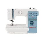 Usha Janome Stitch Magic Automatic Zig-Zag Electric Sewing Machine || 23 Built-In-Stitches || 57 Stitch Function(White And Blue) with complementary Sewing Lessons in Nine languages