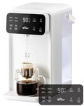 Bear Instant Hot Water Dispenser, 3s Fast Heating Water Boiler, 3L Large Capacity, 10 Temp Levels for Tea, Coffee & Baby Formula, Energy Saving, Smart LED Display, Child Lock, BPA-Free