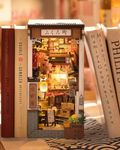 Rolife Book Nook Kit Sakura Wine Alley Booknook Japanese Style Izakaya DIY Miniature House Kit for Adults to Build Christmas Birthday Gift Bookshelf Decoration Diorama Kit