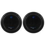 2 PLANET AUDIO AC10D 10 3000W Dual 4Ohm Voice Coil Car Stereo Audio Subwoofers