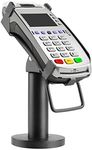 Mount-It! POS Credit Card Terminal Stand Compatible with VeriFone VX520, Bolt-Down Base, Tilt, Swivel, Height Adjustable