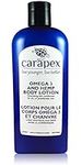 Carapex Hemp Omega 3 Body Lotion, Light, Non Greasy, Fragrance Free, Paraben Free, for Sensitive Skin, Oily Skin with Shea Butter, Vitamin E (Single)