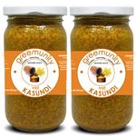 GREEMUNITY | Kasundi - 500 gms Monthly Pack - Original Bengali Kasundi - Mustard Sauce - Authentic Traditional Handmade - Grandmother's Recipe - 250 gms [Pack of 2]