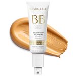 Marcelle BB Cream Golden Glow, Universal Shade, Tinted Moisturizer, Skin Enhancer, Illuminator, Beauty Balm, Non-Comedogenic, Paraben-Free, Oil-Free, Hypoallergenic, Cruelty-Free, 45 mL
