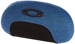 Oakley womens Lifestyle Ellipse O Sunglass Case, Black With Blue, One Size US