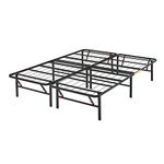 Amazon Basics Foldable Metal Platform Bed Frame for Under-Bed Storage - Tools-free Assembly, No Box Spring Needed - Full