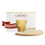 Chemex Filter - Natural Half Moon - 100 CT - FP-2N