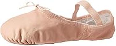 BLOCH Women's Dansoft II Split Sole Ballet Slipper, Pink, 4 Narrow