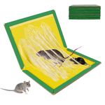 Large Mouse Trap with Strong Stickiness,Easy to Use,10 Pack Rat Trap Sticky Pad Board for Household Indoor and Outdoor Sticky Traps