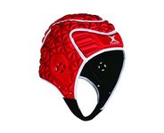 Gilbert Evolution Rugby Headguard - Junior (Red/White,Small Boys)