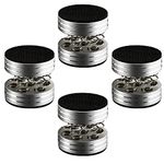 Tertullus 4 Pcs Spring Speaker Isolation Feet Turntable Feet For Hifi Devices Amplifier Turntable Dac Recorder Cd (FT4437-Silver)