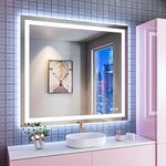 Amorho LED Bathroom Mirror 40''x 36