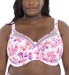 Goddess Women's Kayla Underwire Banded Bra Full Coverage, Summer Bloom, 46GG