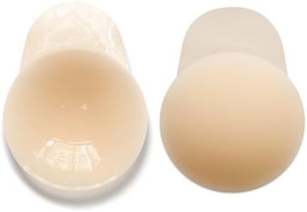 Ronronner Soutien-gorge adhésif pour femme, soutiens-gorge pour dos nu, tétons invisibles, festivals pour femme, soutien-gorge confortable et réutilisable dernière version 2025, nude, Taille Unique