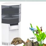 VAYINATO® 2 in 1 Low Level Multi Layer Corner Water Fall Aquarium Reptiles Fish Tank Turtle Filter Cum Water Changer | Low Noise (XP-01B | 7.5 Watts | 850L/Hr| 2 Filter Box) by Petzlifeworld