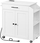 HOOBRO Kitchen Island with Power Ou