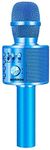 BONAOK Wireless Bluetooth Karaoke Microphone,3-in-1 Portable Instrument Wireless Microphone Mic Speaker Machine Home Party Birthday for All Smartphones(Blue)