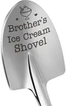 Funny Dad's Ice Cream Shovel Gifts for Brother Valentines for Him from Sister, Unique Brother Birthday Presents for Men Adult Brother Half Brother Father's Day