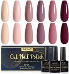 INPING Gel Polish Nude, 6 Colors UV