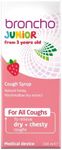 Bronchostop Junior Cough Syrup (200ml - 3 to 11 Years) - Cough Medicine For Children - Non Drowsy Cough Syrup for Kids - For Throat Mucus & Relief from Dry & Chesty Coughs - Alcohol Free