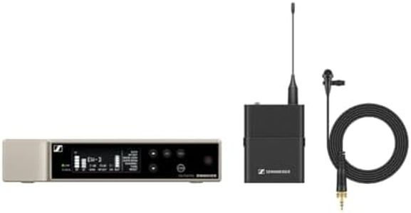 Sennheiser EW-D ME2 Lavalier Microphone Set, Black, XLR, 56 MHz Bandwidth