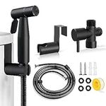 Bidet Sprayer for Toilet,Handheld Sprayer Kit, Bathroom Jet Sprayer Kit Spray Attachment with 57''Hose, Adjustable Water Pressure Control