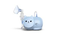 OMRON Nami Cat Children Compressor Nebuliser Electric Inhaler – Child Friendly, Easy-to-use, Effective Treatments for Managing Respiratory Conditions