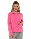 undercover lingerie Ladyolga Fleece Bed Jackets 4162 New Pink 14-16