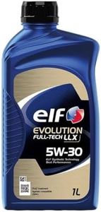 ELF Evolution Full-Tech LLX 5W-30 Synthetic Engine Oil for Petrol and Diesel Vehicles, 1 Litre | Low SAPS Emission System Compatibility | Extended Drain Performance